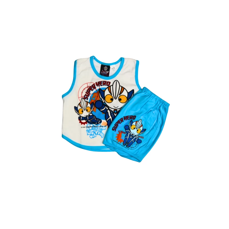 Super Hero Cartoon Boys' Tank Top & Shorts Set