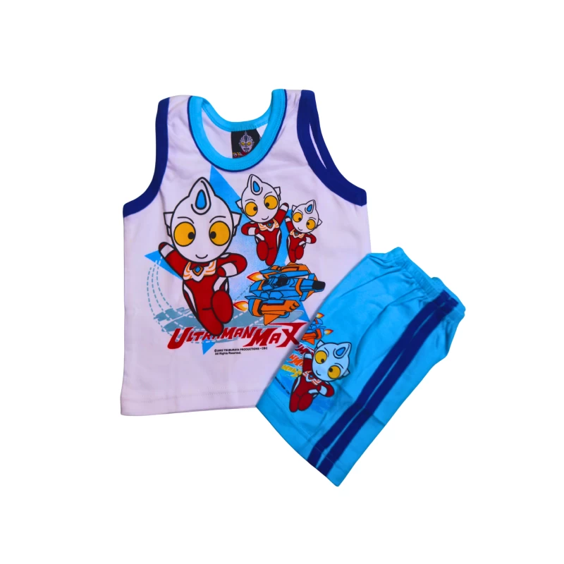 Kids Sleeveless T-Shirt & Shorts Set
