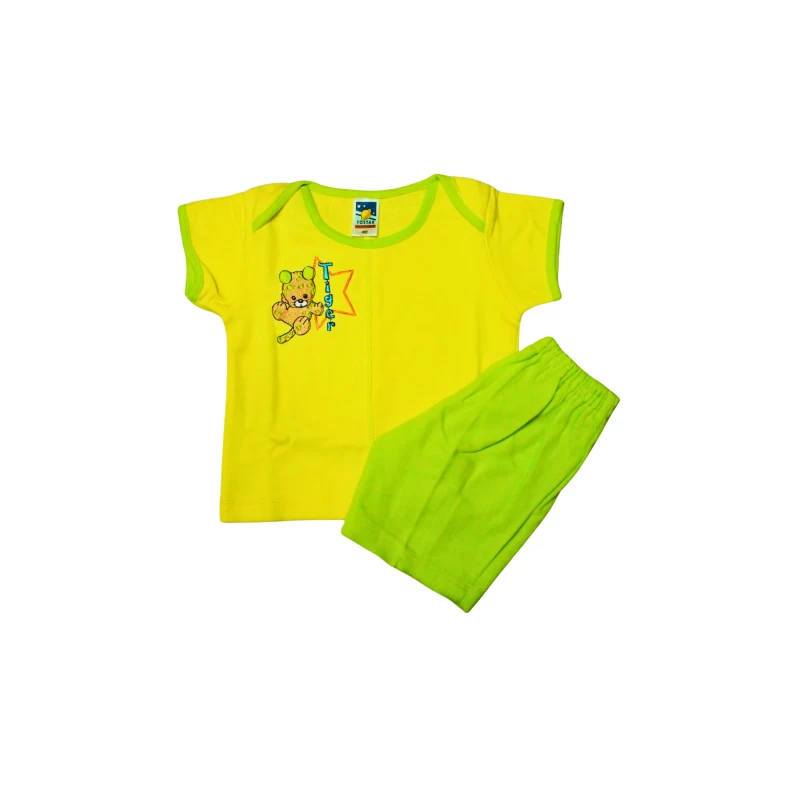 Tiger Graphic T-Shirt & Shorts Set